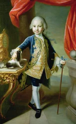 Portrait of a Boy with Pet Spaniel, 18th century